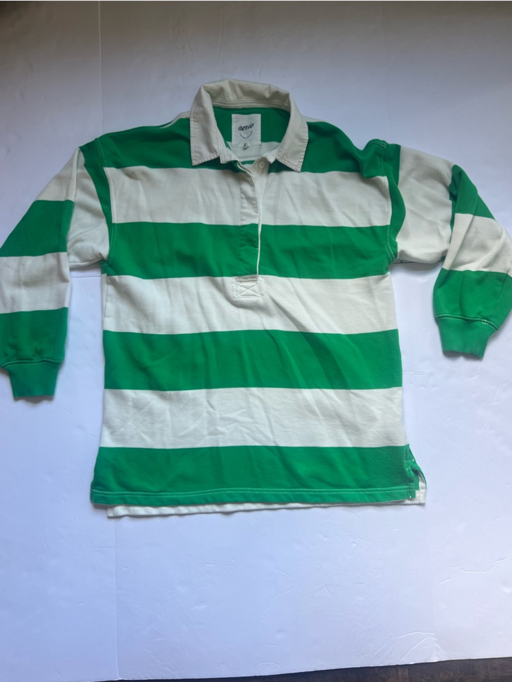 Aerie- Prep Rally Rugby Polo- Size Small